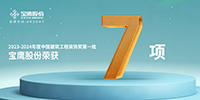 中國建筑工程裝飾獎 寶鷹新增7項